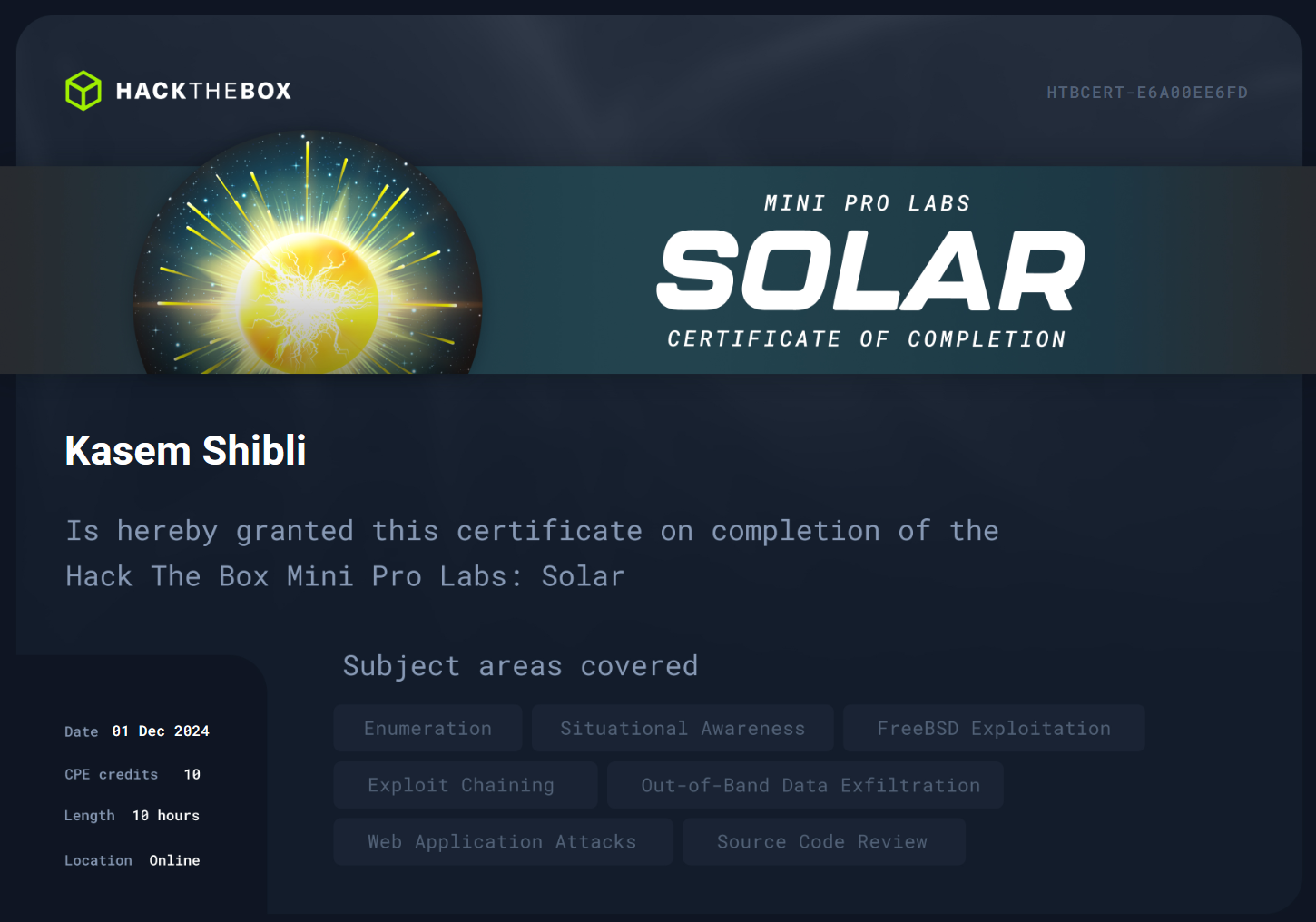 Solar Pro Lab